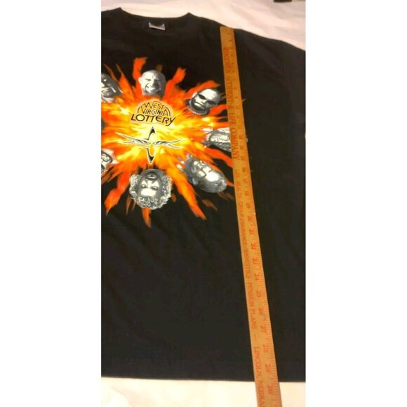 Vintage WCW World Championchip Wrestling West Virginia Lottery XL T Shirt - Picture 4 of 8